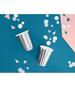 Sølv metallic papkrus, 220 ml