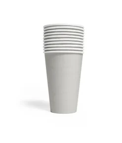 Sølv papkrus, 350ml 10 stk