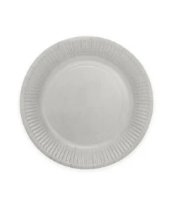 Sølv paptallerkner, 18cm 8 stk