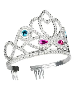 Sølv prinsesse diadem