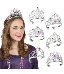 Sølv prinsesse diadem