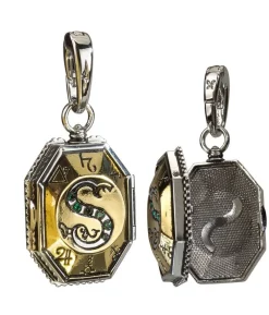 Slytherin medaljon Lumos vedhæng