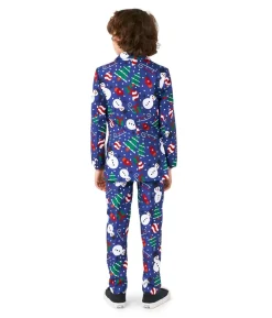 Snowman Blue jakkesæt