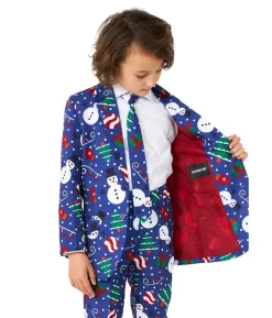 Snowman Blue jakkesæt