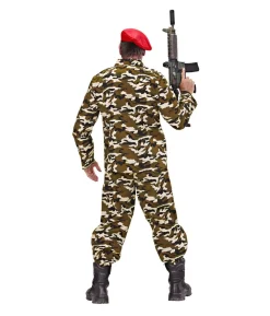 Soldat rød beret kostume