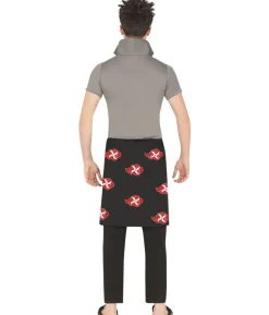 Sort Anime ninja kostume til drenge
