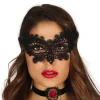 Sort blonde halvmaske