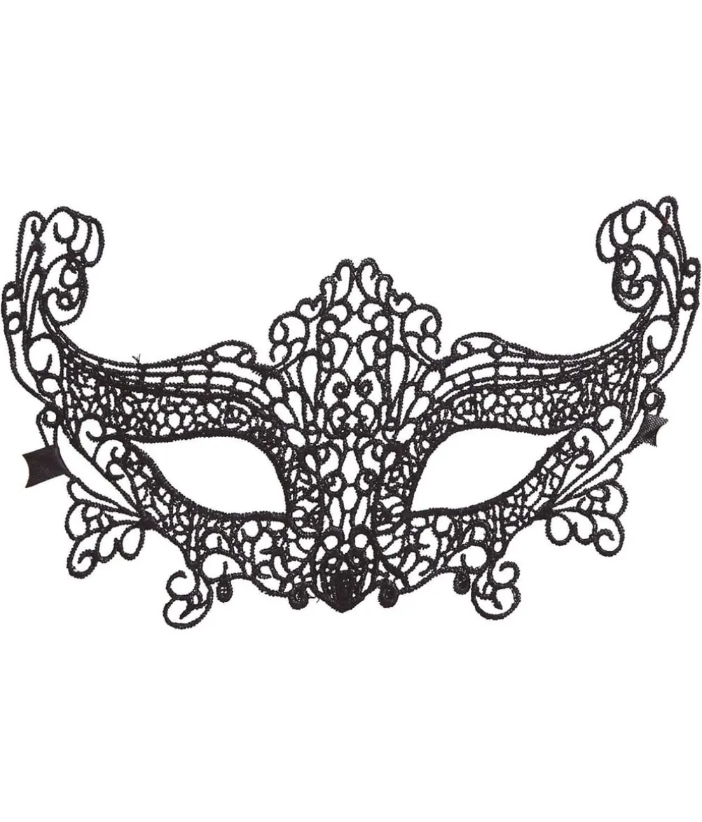 Sort blonde halvmaske
