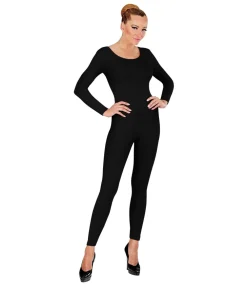 Sort bodysuit, dame