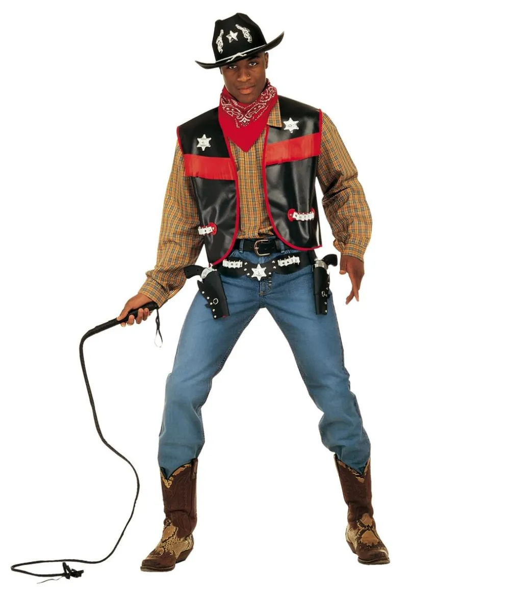 Sort Cowboyvest