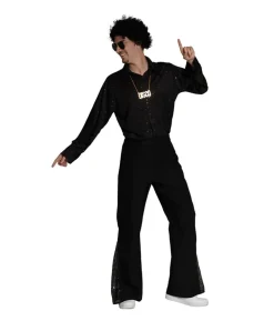 Sort Disko kostume