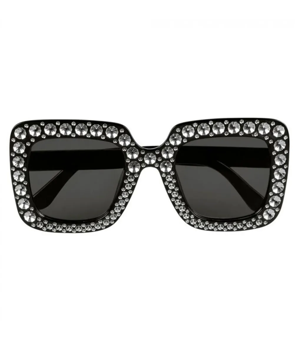 Sorte bling bling briller
