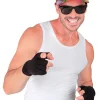 Sorte fingerløse handsker