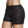 Sorte paillet hotpants