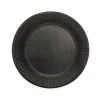 Sorte paptallerkner, 23cm 16 stk