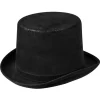 Sort høj Steampunk hat