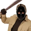 Sort hockey maske