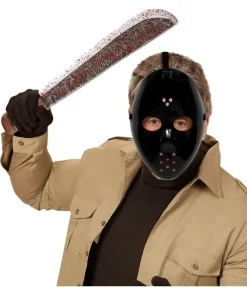 Sort hockey maske