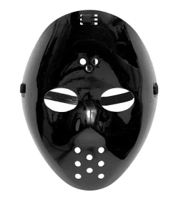 Sort hockey maske