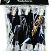 Sort horn 6 stk, Bobler