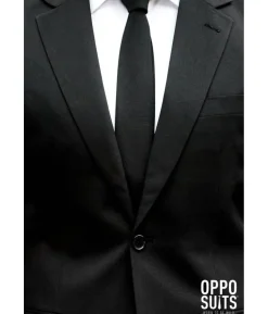 Sort jakkesæt OppoSuits