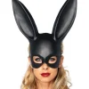 Sort kanin maske