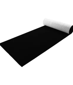 Sort løber, 1x3 meter
