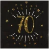Sort og guld servietter, 70 år