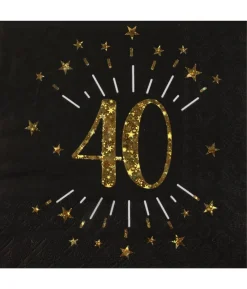 Sort og guld servietter, 40 år