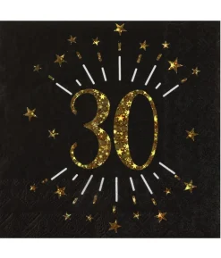 Sort og guld servietter, 30 år