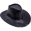 Sort paillet cowboyhat