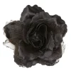 Sort rose hårklips