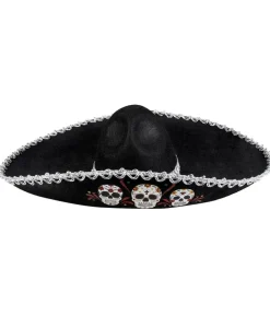 Sort Sombrero Calavera