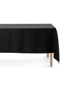 Sort stofdug, 180 x 300cm