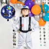 Space Happy Birthday folieballon, 45 cm