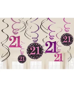 Spiraler 21 år Pink Sparkling