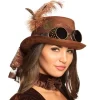Steampunk hat med briller