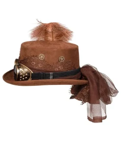 Steampunk hat med briller