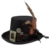 Steampunk hat med fjer