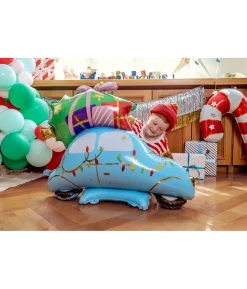 Stående folieballon, Julebil