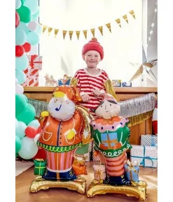 Stående Julealf folieballon
