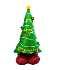 Stående juletræ folieballon