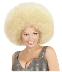 Stor blond afroparyk