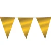 Stor guld vimpelguirlande, metallic
