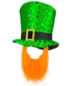 St. Patricks dag hat med skæg