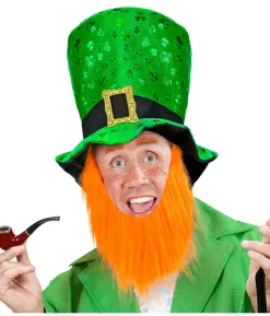 St. Patricks dag hat med skæg