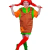 Stærk pige kostume