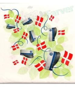 Student Airlaid servietter blå 40x40