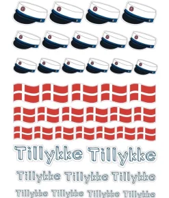 Student stickers, blå