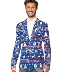 Suitmeister Blue Nordic blazer